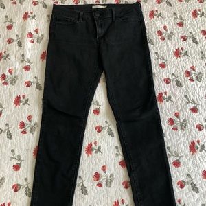 Black Levi’s 711 jeans